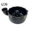 Small Tomato Cleaning Basin Ceramic Berry Washing Bowl, with Side Pouring Spout And Drain Fruit Colander Bowl Holes Design, Self Spinning Strainer,