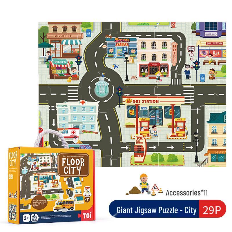 

TOI Напольный пазл-трек для мальчиков 3-6 лет