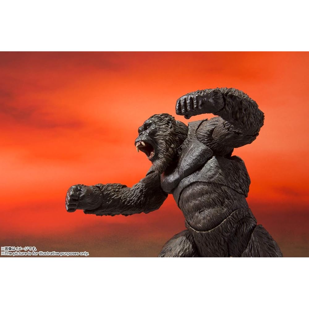 TAMASHII NATIONS S.H. MonsterArts Kong from Godzilla vs. Kong 2021 145mm PVC ABS Painted Action Figure