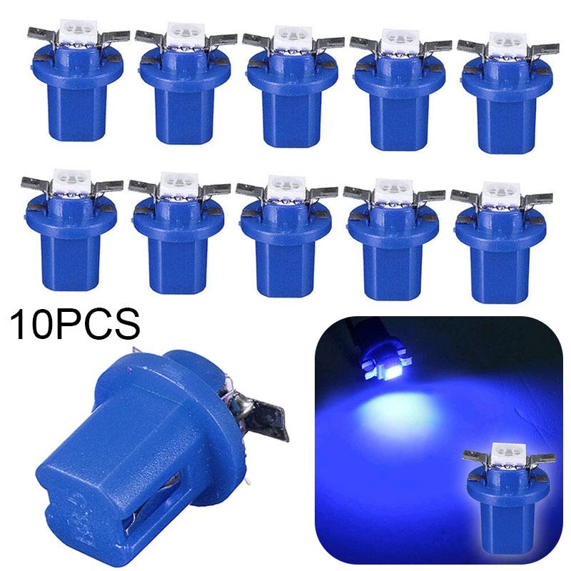 

10x синие T5 B8.5D 5050 SMD светодиодные лампочки для приборной панели автомобиля