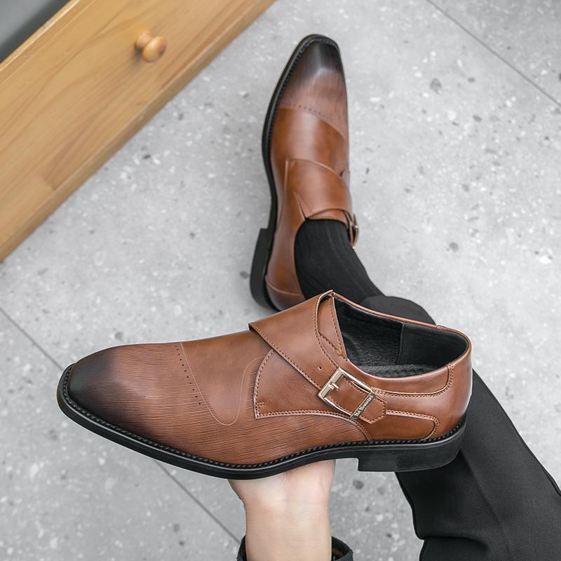 Größe 38-46 Business Herren Formelle Lederschuhe Europäischer Stil Lässig Bequem Modisch Marken Derby Schuhe Gesellschaftsschuhe Herren