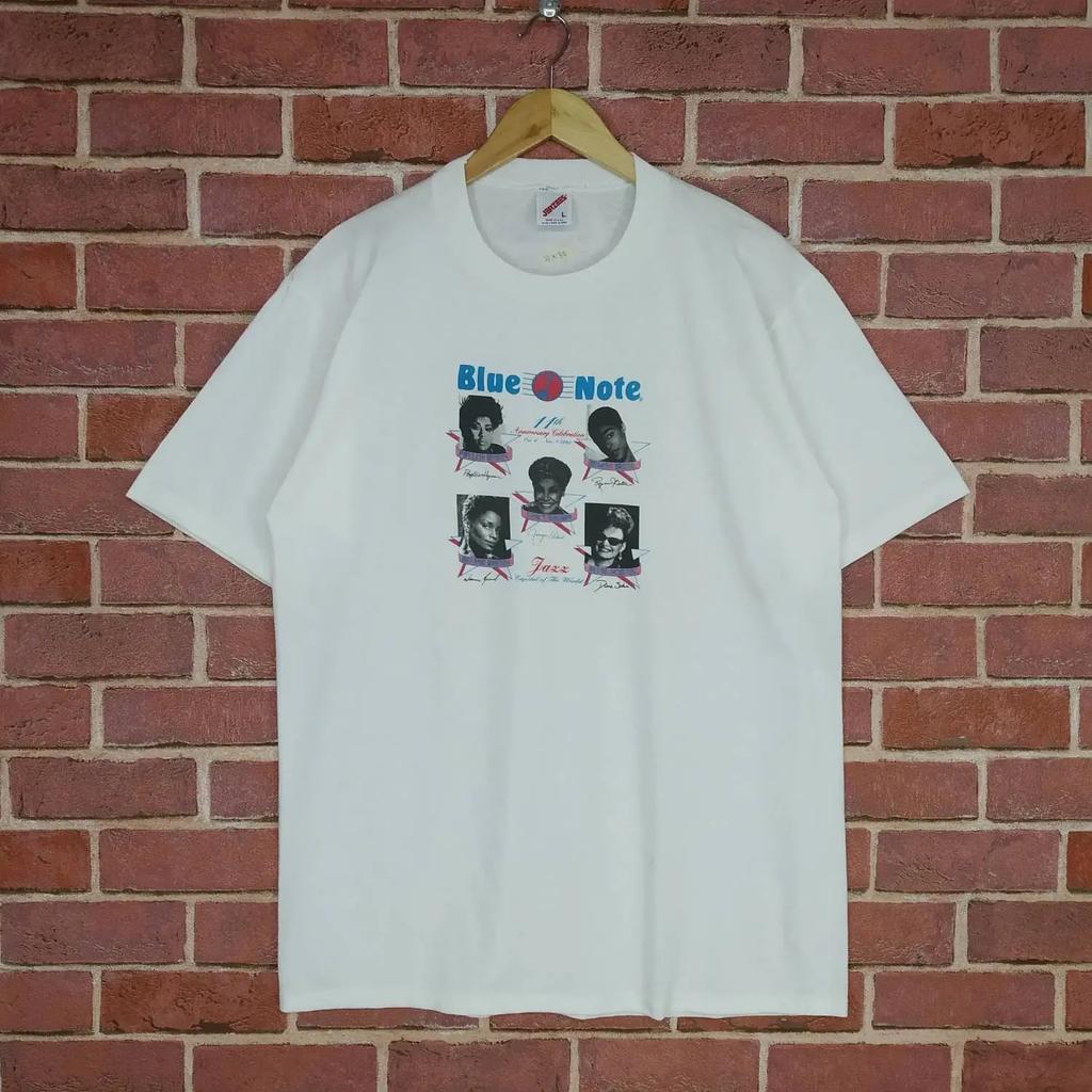 Vintage 90s Blue Note Jazz Music Anniversary T Shirt