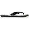 New Nike Solarsoft Thong Black Gray Slippers