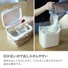 CB Japan Airtight Rice Container 2kg Sealed Wide Mouth Design Moisture Odor Mold Insect Prevention One-Touch Opening Airtight Rice Storage