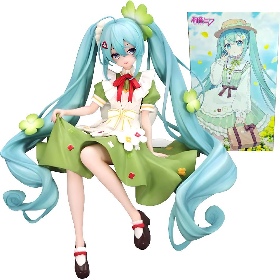 Miku Hatsune Figure Anime Girl Model Desktop Decor Collectible Doll Gift For Fans Future Vocaloid Statue Japanese Cute Kawaii Otaku