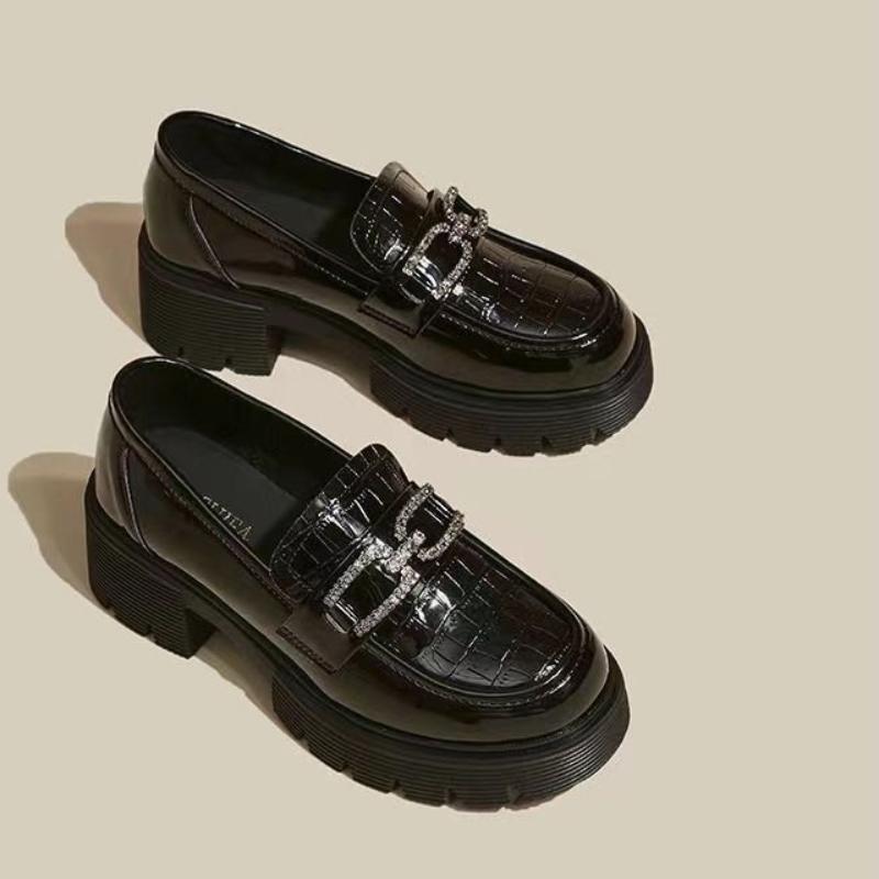 Fashion Chunky Heels Shoes for Women Block Heel Round Toe Woman Pumps Luxury Women's Spring Lastest Non Slip High Quality Brand