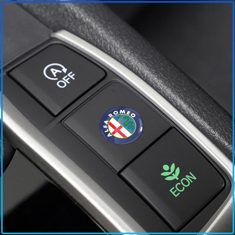Car Lock Keyhole Stickers Door Lock Protect Car 3D Stickers For Alfa Romeo 147 159 156 Giulietta Giulia Mito Spider Alpha Nheadrest
