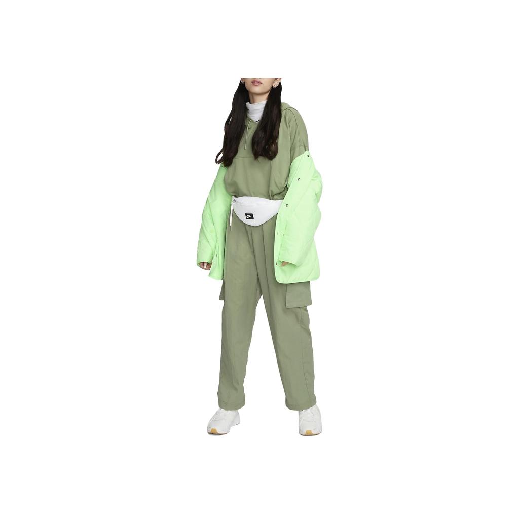 Nike High-Waisted Twill Cargo Pants Women Bottoms Green DO7210-386
