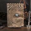 Handmade  Leather Journal: Witchcraft Spell Book of Shadows