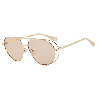 Double Beam Toad Hollow Sunglasses Fashion Pilot 2026 New Sunglasses Anti UV Sunglasses for Women