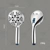 Chrome Bathroom Handheld Shower Head Spray Shower Heads 3 Functions ABS Plastic Hand Showers Bathroom Faucet Accessory Type Tap