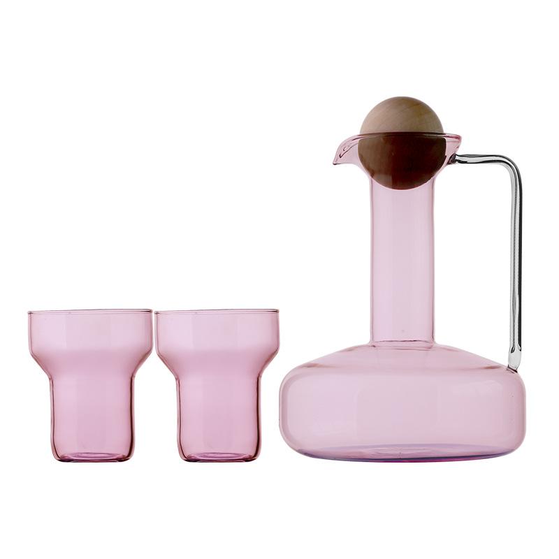 Heat Resistant GlassTeapot Glass Mug Cups Household Cold Water Bottles Large Capacity Juice Kettle Sobering Up Pot Drinkware