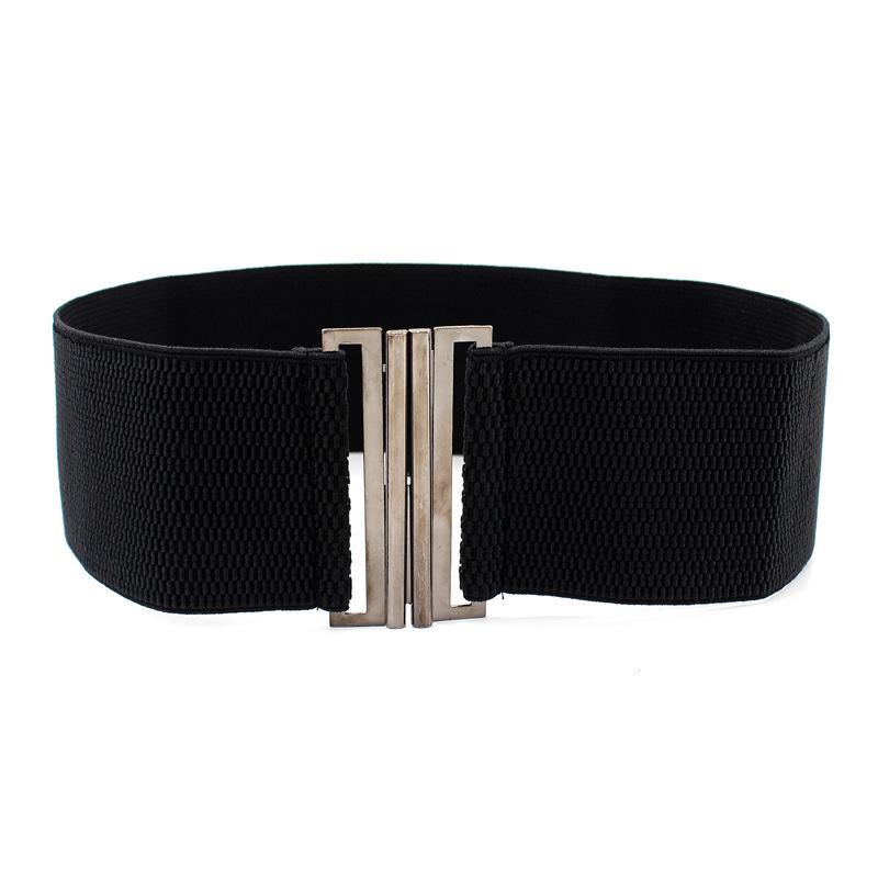 Women'S Loose And Tight Buckle Waist Seal Dress Four Seasons Elastic Belt Women'S Decoration Three Sizes
