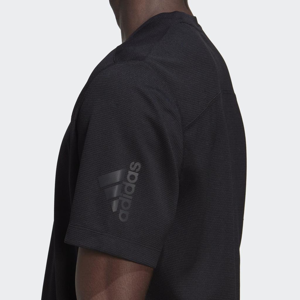 Adidas T Shirts Men's Black Crew Neck Moderate Straight Fit HD3577