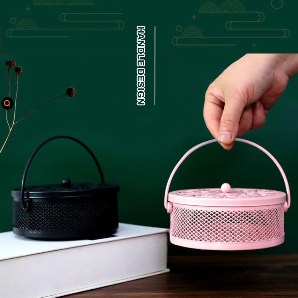 New Insect Repellent Mosquito Coil Tray Holder Anti-fire Cover Incense Burner Sandalwood Anti-Mosquito Mosquito-repellent Holder