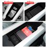 For Polestar 4 2025 2025 Car Armrest Storage Box Center Console Storage Tray Organizers Interior Accessories Tidying Black