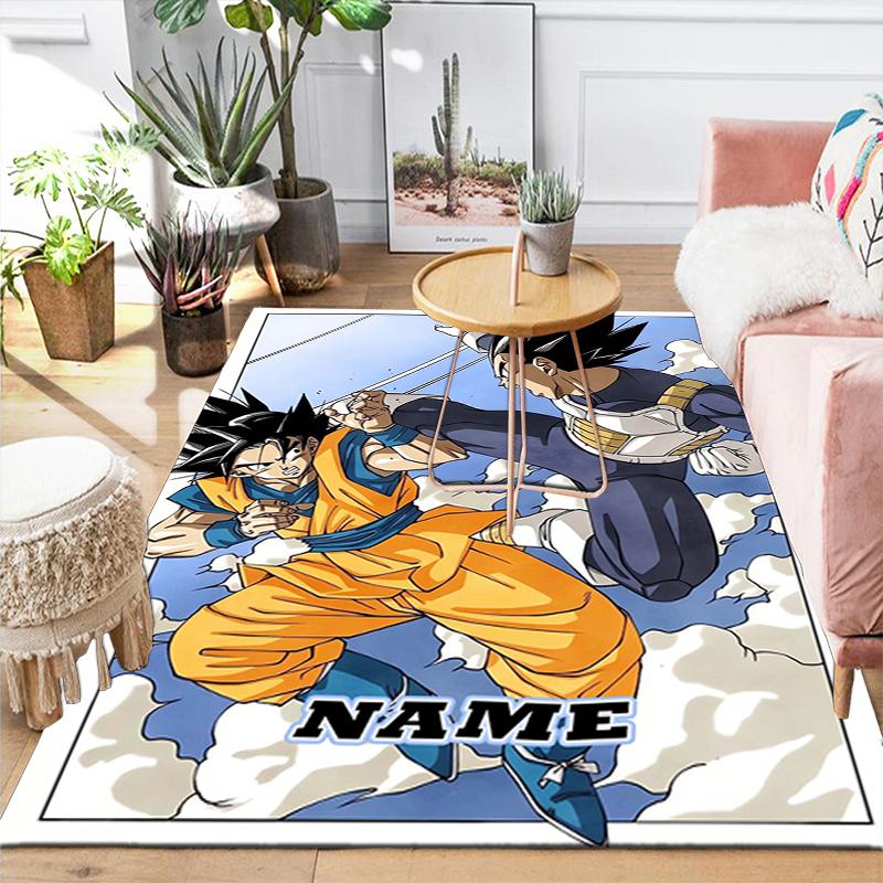 Custom 1Pc Dragon Ball Z Battle Rug Office Carpet Indoor Outdoor Entrance Doormat Nonslip Soft And Comfortable Living Room D291543