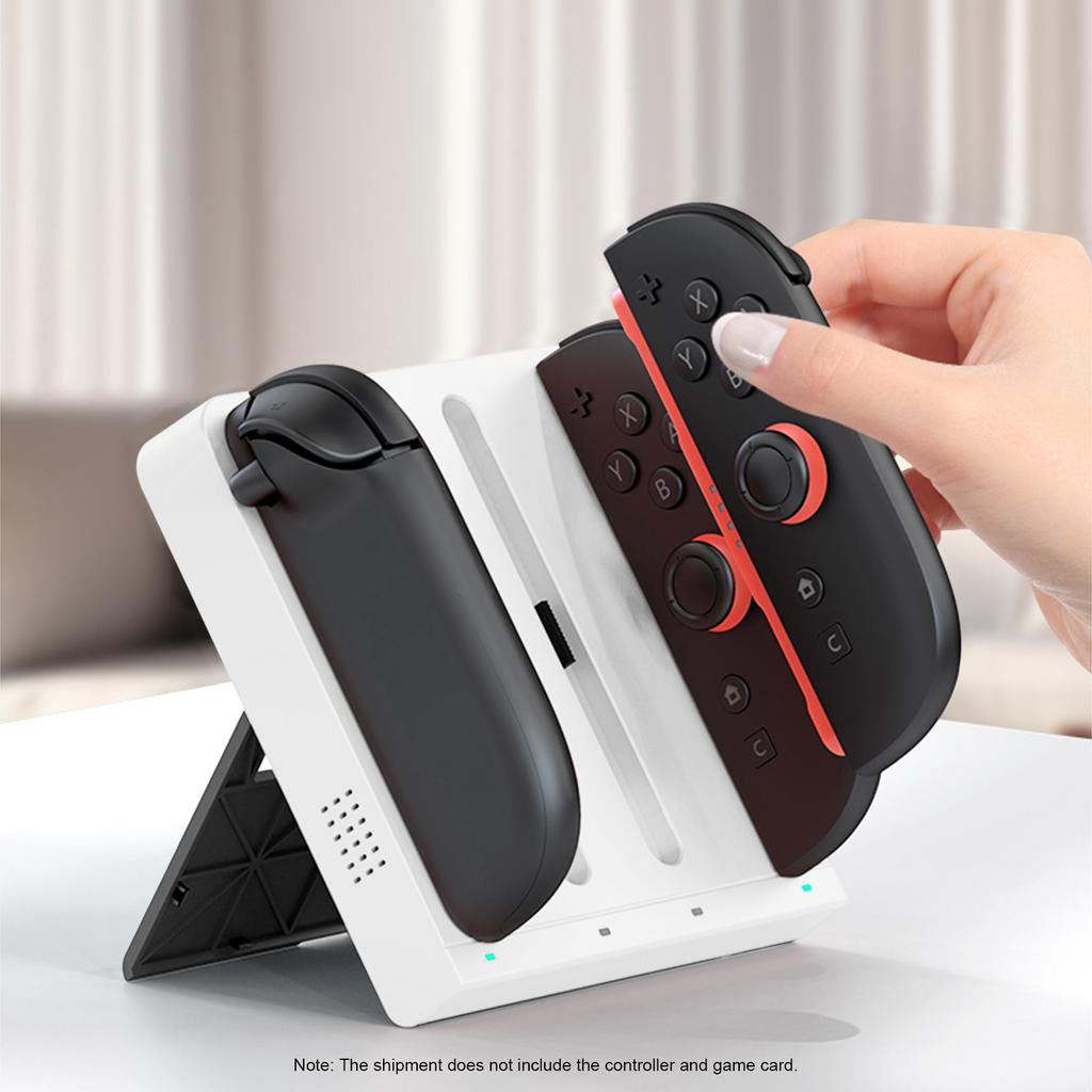 4 in 1 Controller Charging Station Horizontal Charging Station for Switch2 Model Controller Accessories