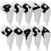10Pcs Golfs Iron Head Cover Thick PU Leather Golfs Head Cover Replacement Headcover Protective Cover Easy to Use