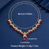 Cross Border Jewelry, Flower Collarbone Chain Accessories, Dress Accessories, Retro Fashion, Multi-color Jewelry