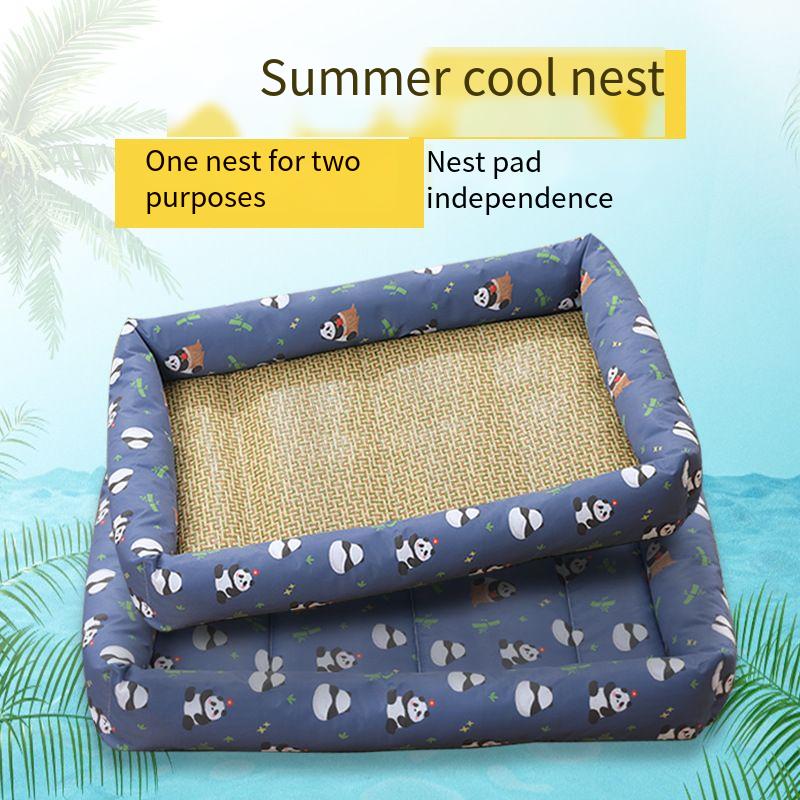 Dog And Cat Ice Cushion Summer Small And Medium Cat Sofa Cool Wear Pads Pet Bed Comfortable Wear-Resistant Pads Pet Supplies
