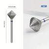 1PC Radians Diamond Nail Drill Bit Nail Edge Trimming Tool Diamond Sand polishing Manicure Accessories