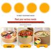 Disposable 1000ml Round Kraft Paper Food Bowls (300 Pcs)
