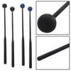 1 Pair Plastic Handle Rubber Ball Drumstick Marimba Mallet Percussion Musical Instrument Accessory Beginner Training Set