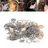 70pcs Hair Braid Rings Dreadlocks Bead Ring Fashion Hair Decoration Accessories