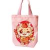 Large Capacity Happy New Year Handbag Letter Cartoon Dargon Tote Bag  Streetwear