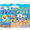 Horizon Group USA Baby Shark Sticker Playset 100+ Reusable Stickers Folding Play Scene Multicolor