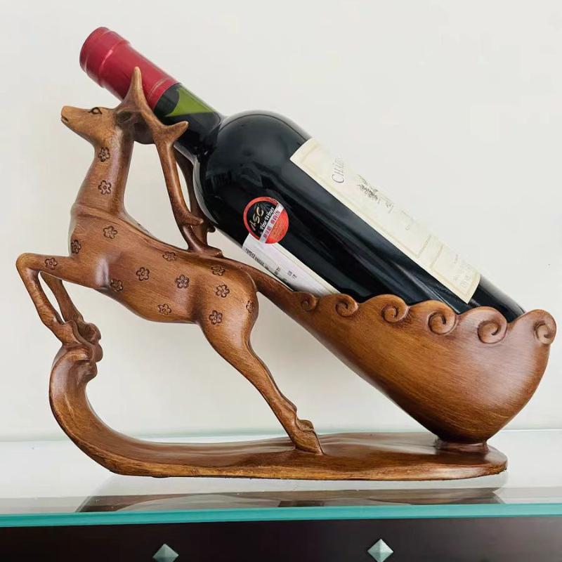 wine holder ornament, bar and restaurant wine rack,  cabinet decoration resin home decoration ornament   wine holder