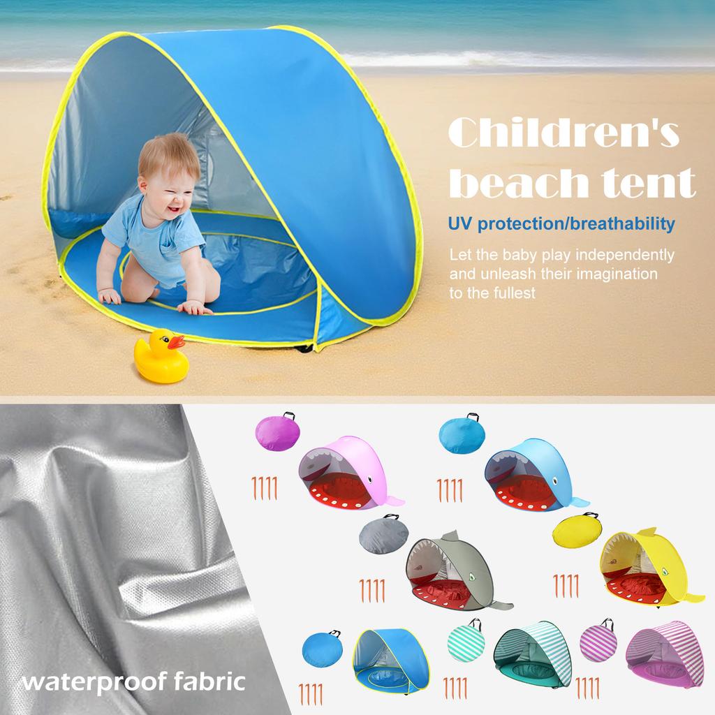 Baby Beach Tent Up Portable Shade Pool UV Protections Sun Shelter For Infant