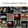 4/20pcs Car Reflective Arrow Sticker Safety Warning Sticker for Car Bumper Trunk Reflector Hazard Tape Car Styling Luminous Film