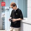 T-shirt da uomo in cotone a maniche corte con logo Corgi