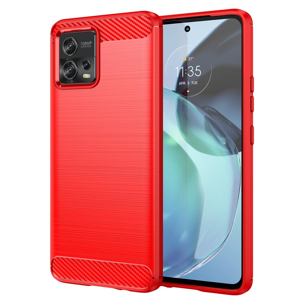 Silicone Protective Case For Motorola Moto G72 Shockproof Matte Cover for Moto G72 Luxury Carbon Fiber Cases Coque Fundas