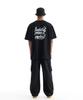 CREAM SODA LAB Wide Parachute Cargo String Four-Way Stretch Rivet Pants