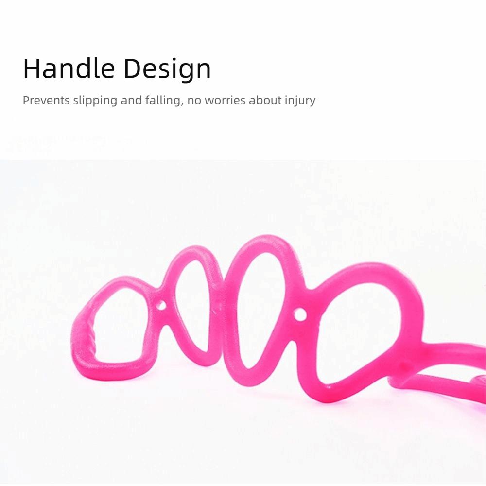 Flexible Yoga Stretch Band 7 Ring Silicone Elastic Stretcher Pull Up Assist Band  Gym Exercise