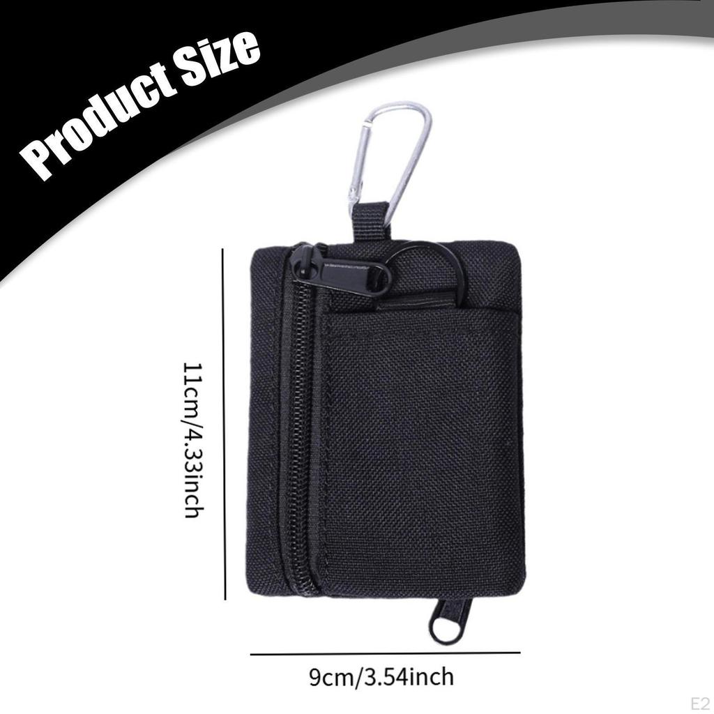 Mini Keychain Card Holder for Men Women Professional Compact Key Case Little Change Wallet