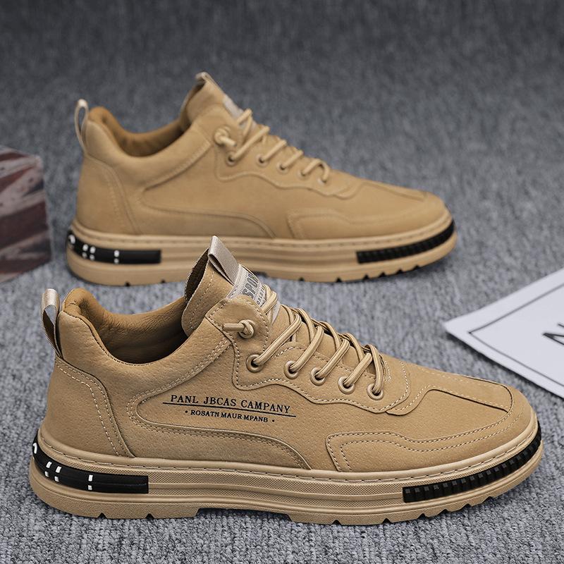 Fashion Spring New Breathable and Comfortable Casual Work Shoes Sports Shoes Soft Soled Anti Slip Outdoor Board Shoes