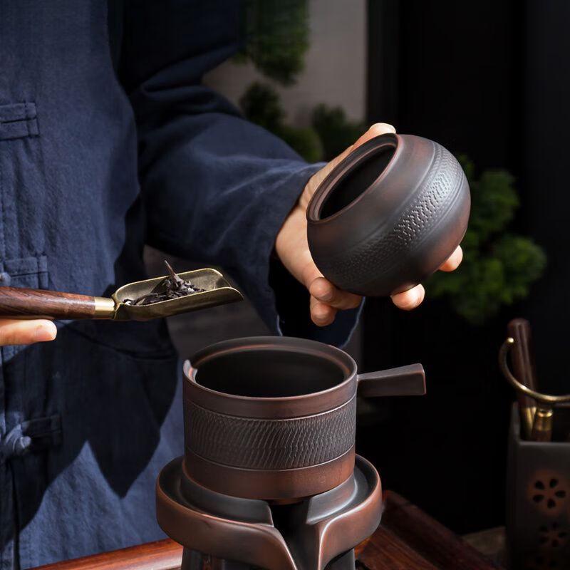 Qianyu Japanese Style Purple Clay Automatic Tea Set