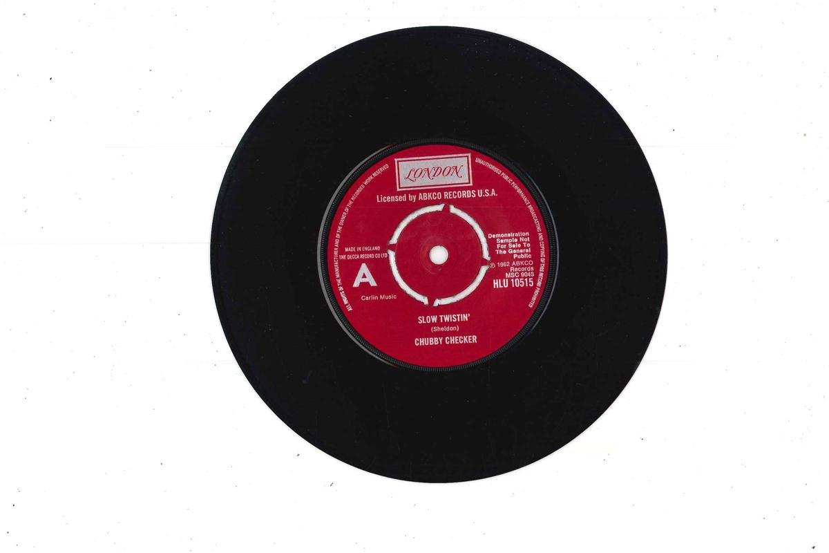 

7inch Record CHUBBY CHECKER - (At The) Discotheque HLU10515PROMO Londo 1976 UK Soul/Funk Used