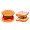 DIY Pretend Play Toy Simulation Hamburger Sandwich Shape Color Pairing Food Classic Play House Early Education For Children