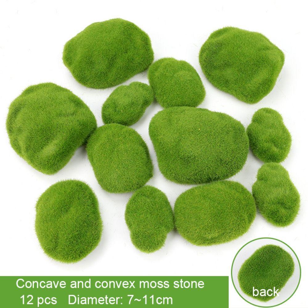 Landscap Wedding Decoration Floral Arrangements Fake Rock Moss Artificial Grass Artificial Plants