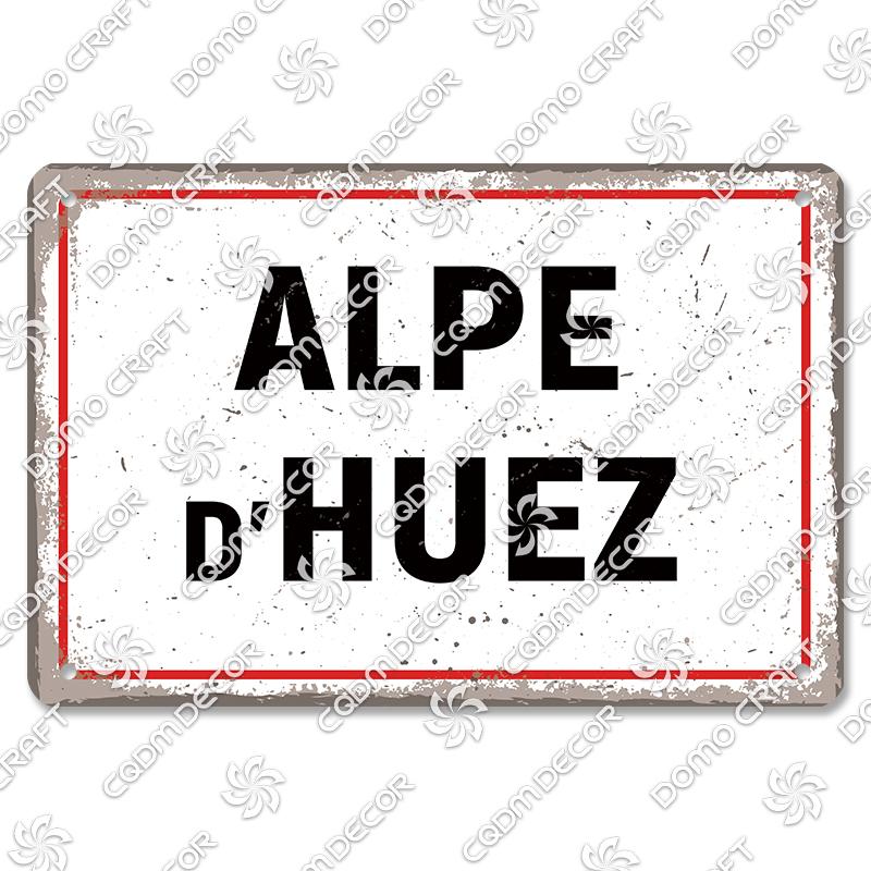 Berg Höhe Poster Metall Blechschilder Col De La Madeleine Hautacam Metallplatte Wanddeko Club Pub Wohnzimmer Zuhause