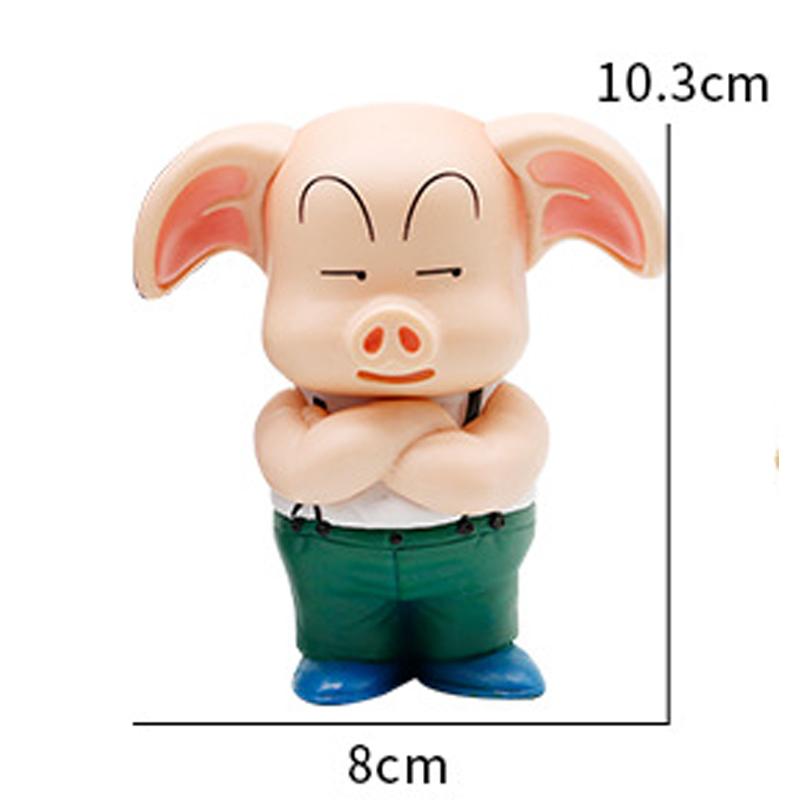 6Pcs/Style  Super Anime Figure Son Goku/Krillin/Bulma Action Figure Pvc Collection Decoration Model Doll Toys Gifts