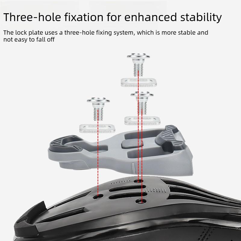 For KEO Bike Cleats for LOOK KEO Road Bicycle Pedals Cleat Self-locking 0/4.5/9 Degree Cycling Shoes Cleats Pedal Clip