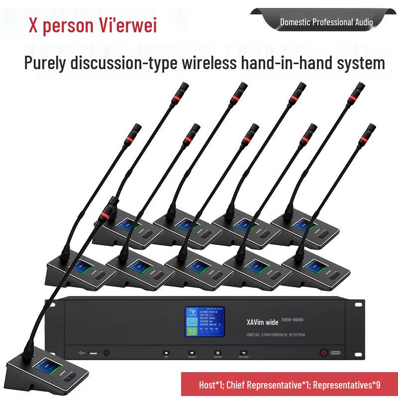XEW-8000 Series Professional Digital Wireless Conference Microphones (CN Version)
