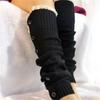 Women Warm Elastic Foot Covers Boot Socks Ankle Warmer Knitted Socks Leg Warmers