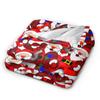 Merry Christmas Festive (1) Flannel Blanket Super Warm Throw Blanket for Bedroom Travel Comfortable Bedspread Sofa Bed Cover
